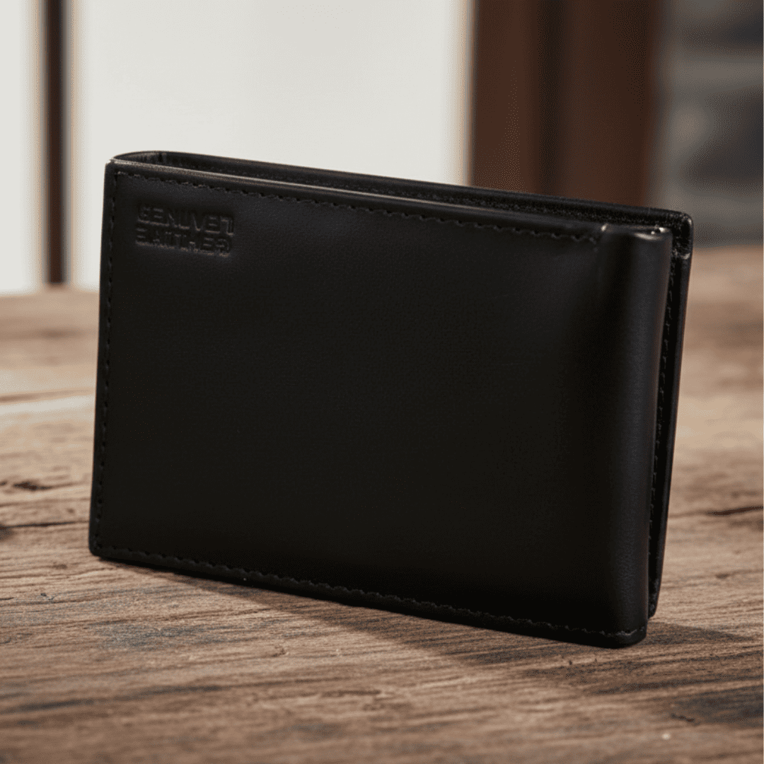 Classic Black Original Leather Wallet