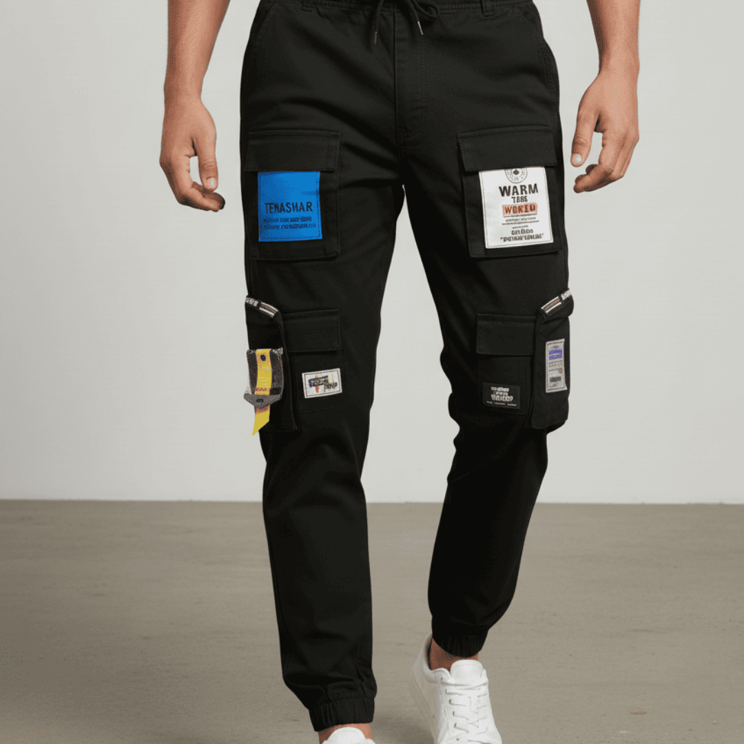 The Modern Fashion Cargo in Black color