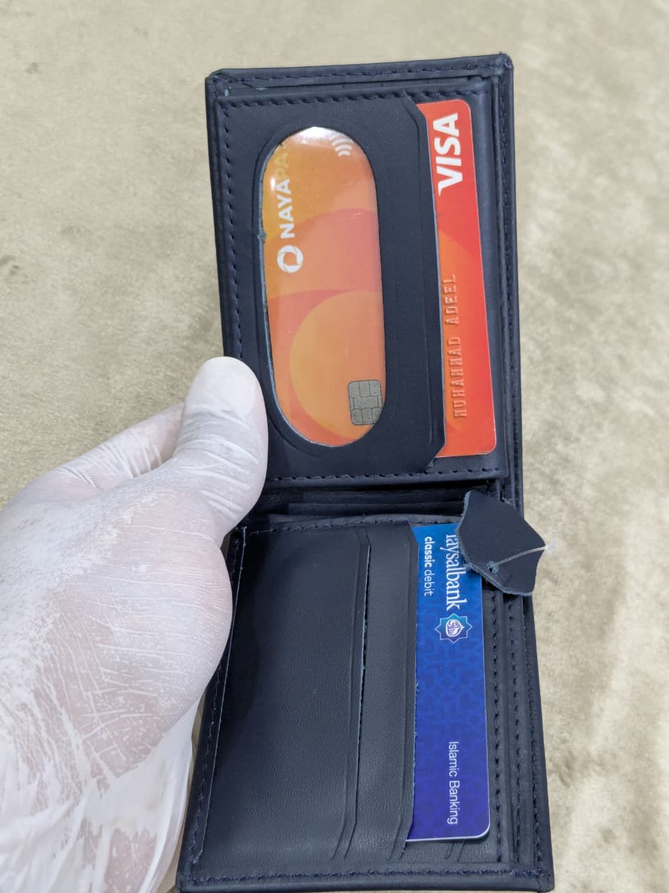 Classic Black Original Leather Wallet - braven.pk