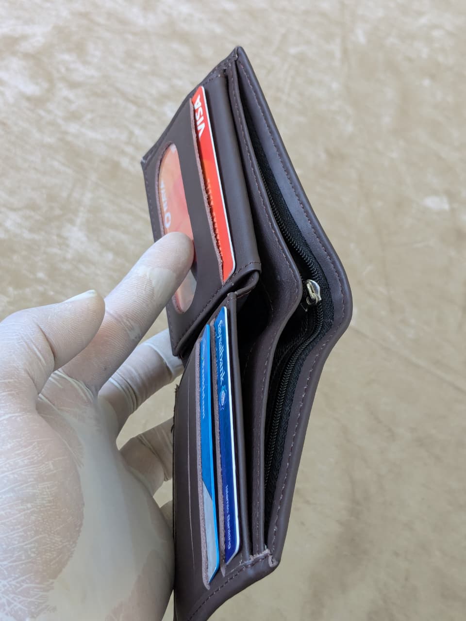 Brown Premium Leather Wallet - braven.pk